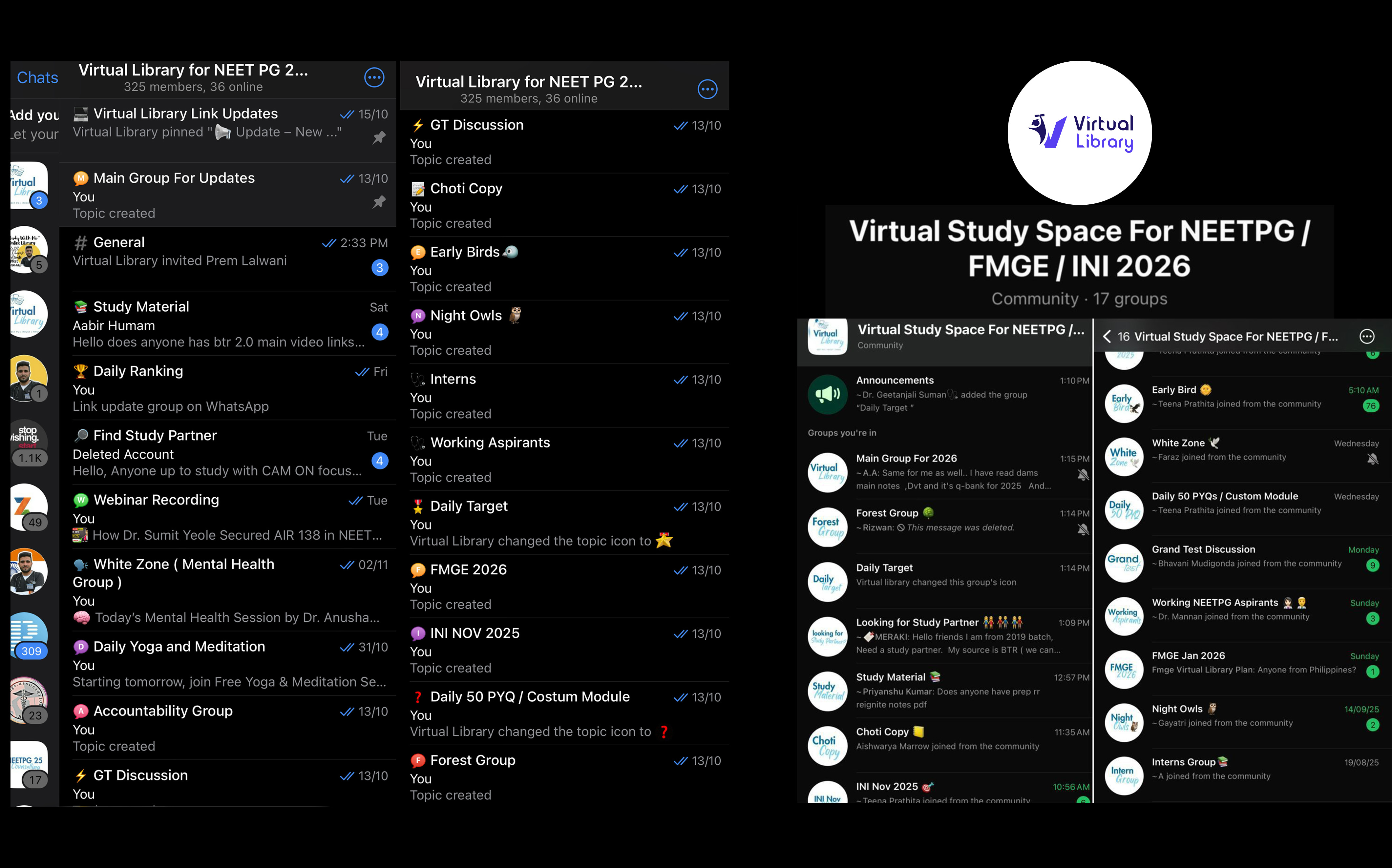 Virtual Library WhatsApp Communities