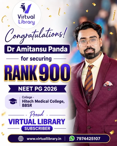 Dr. Amitansu Panda, All India Rank 900, NEET PG 2026