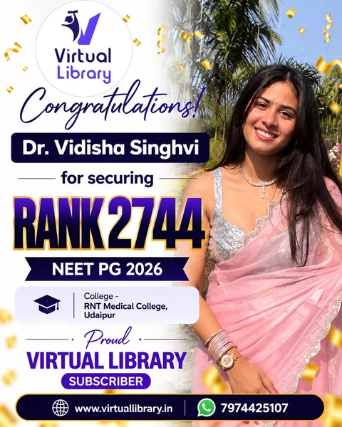 Dr. Vidisha Singhvi, All India Rank 2744, NEET PG 2026
