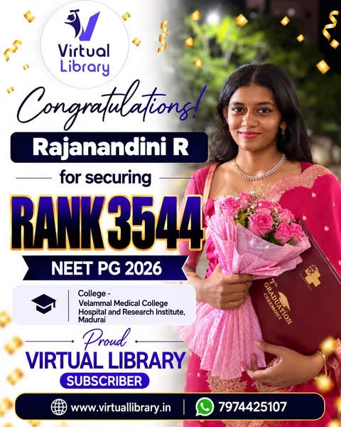 Rajanandini R, All India Rank 3544, NEET PG 2026